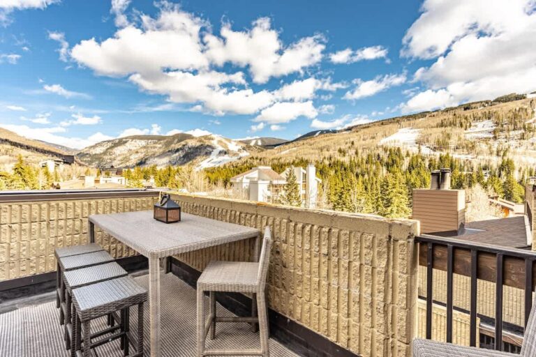 Vail Rooftop Condo with Mountain Views & Hot Tub